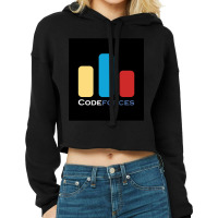 Codeforces Official Dark Cropped Hoodie | Artistshot