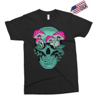 Mushrooms Skull Mycologist Psychodelic Halloween Costume Exclusive T-shirt | Artistshot