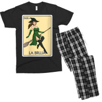 Womens La Bruja The Witch Card Mexican Lottery Card La Bruja V Neck T Men's T-shirt Pajama Set | Artistshot