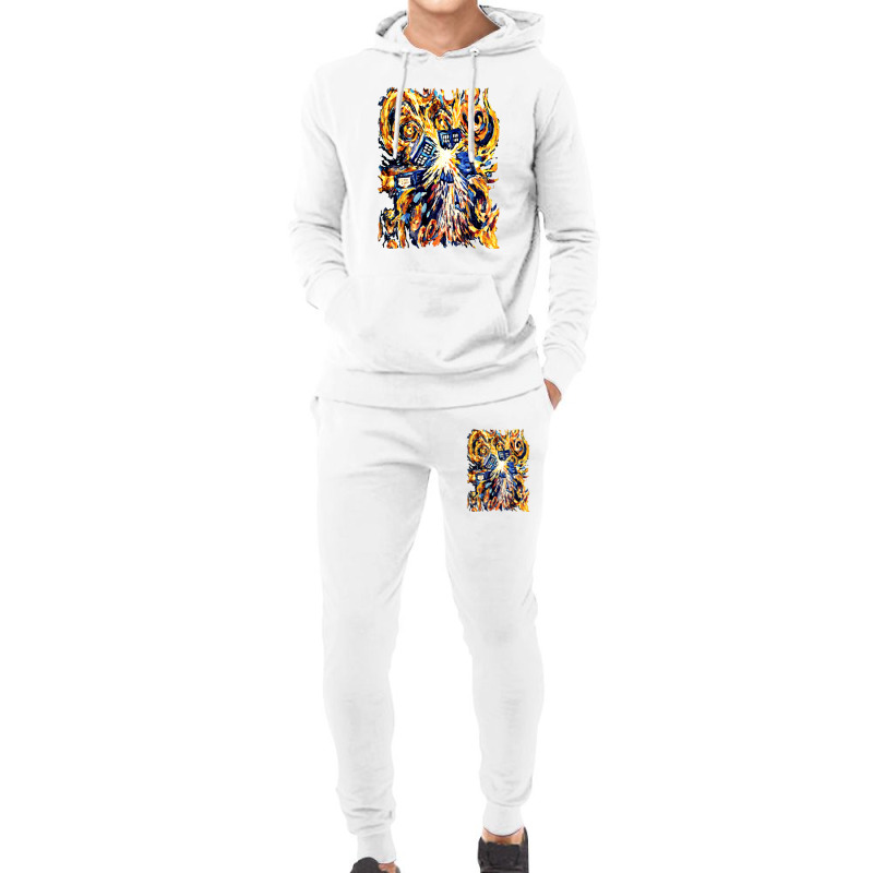 Big Bang Exploded Phone Booth   Tardis Hoodie & Jogger Set | Artistshot