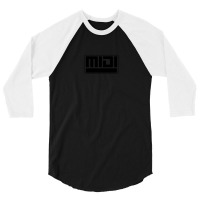 Midi Musical Instrument Digital Interface 3/4 Sleeve Shirt | Artistshot