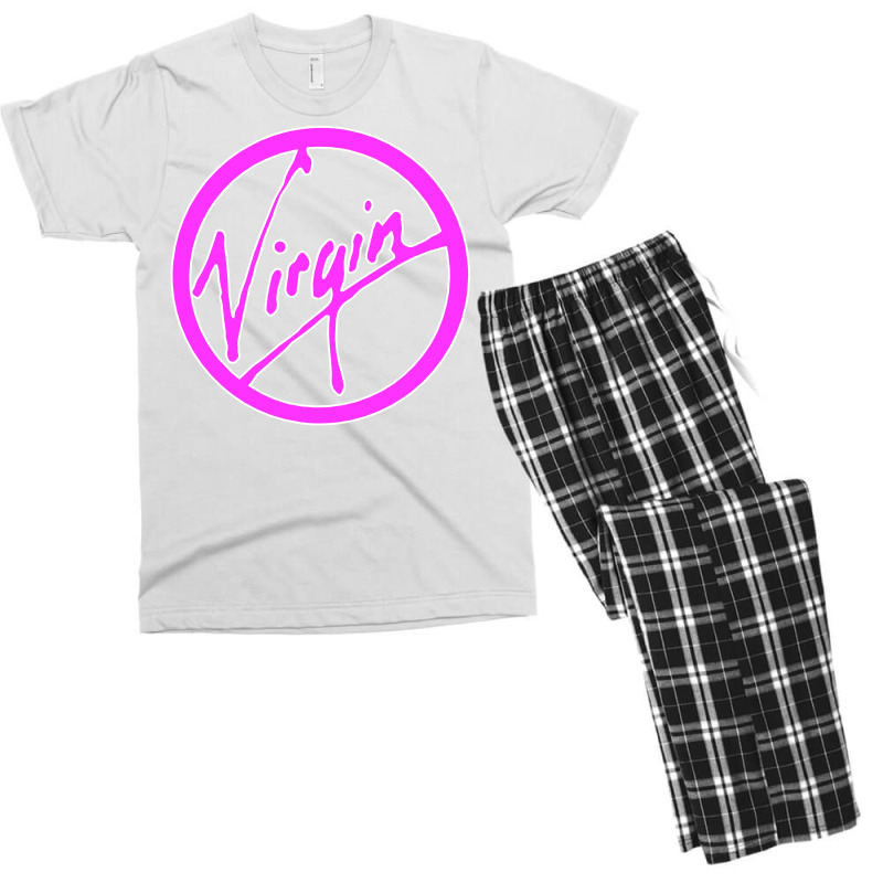 Virgin Pink White Men's T-shirt Pajama Set by vendraqidas | Artistshot