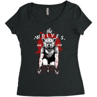 The Wolves Are Here, The Wolves Have Arrived, The Exhausting Wolves, T Women's Triblend Scoop T-shirt | Artistshot