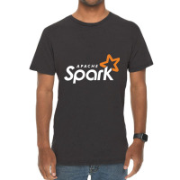 Dark Apache Spark Machine Learning Vintage T-shirt | Artistshot