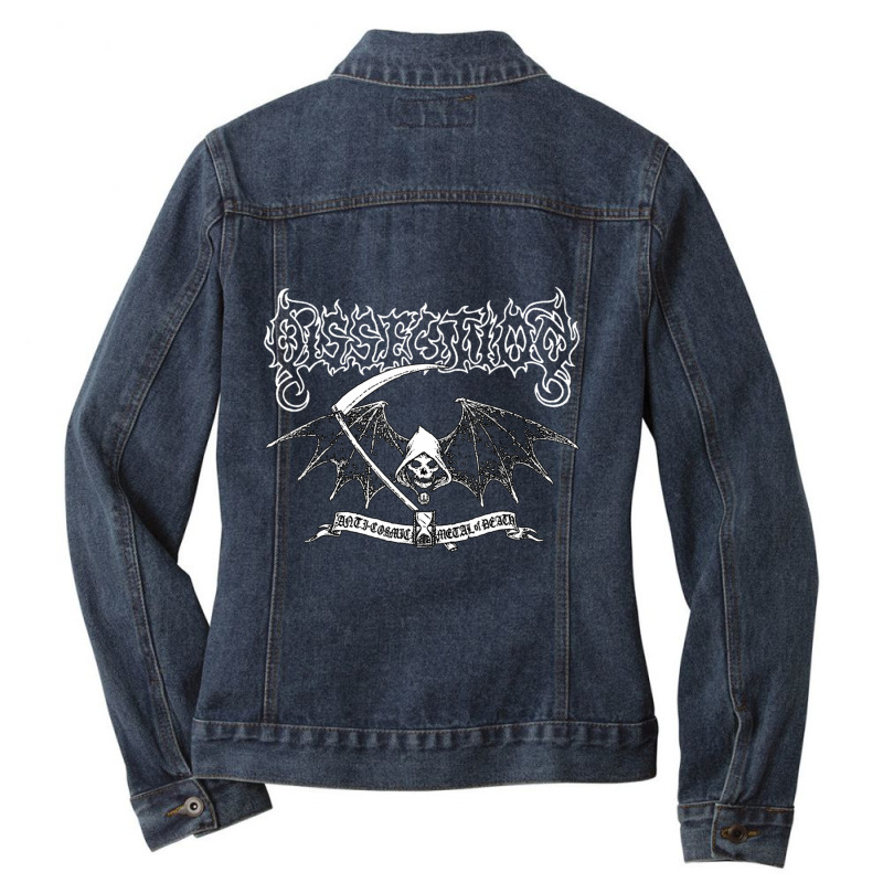 Dissection Reaper Ladies Denim Jacket by cm-arts | Artistshot