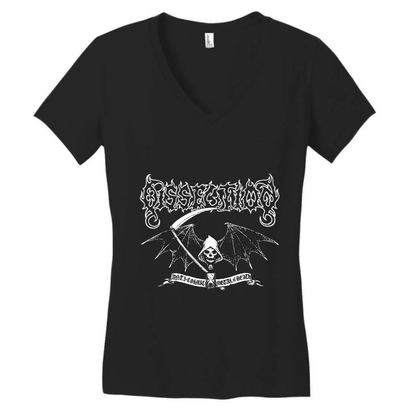 Dissection Reaper Women's V-Neck T-Shirt by cm-arts | Artistshot