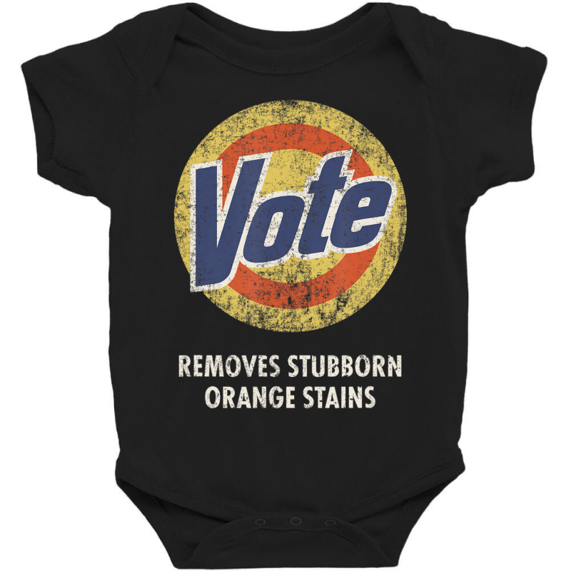 Anti Trump Vote Detergent Vintage Baby Bodysuit | Artistshot