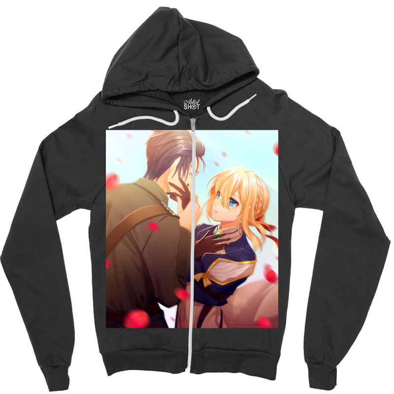 Violet Evergarden Zipper Hoodie | Artistshot