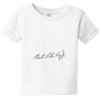 Martin Luther King's Signature Baby Tee | Artistshot