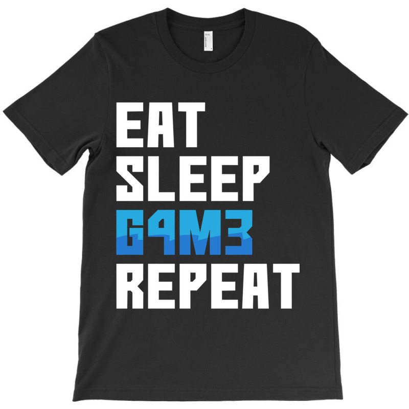 Eat Sleep Game Repeat Funny Leetcode Leet T-shirt | Artistshot