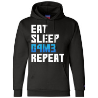 Eat Sleep Game Repeat Funny Leetcode Leet Champion Hoodie | Artistshot