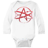 Atheism Symbol Atheist Religion Science Agnostic Freethinker Pullover Long Sleeve Baby Bodysuit | Artistshot