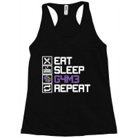 Eat Sleep Game Repeat Mmo Rpg Leetcode Leet Gift Racerback Tank | Artistshot