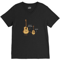 Ukulele Father V-neck Tee | Artistshot