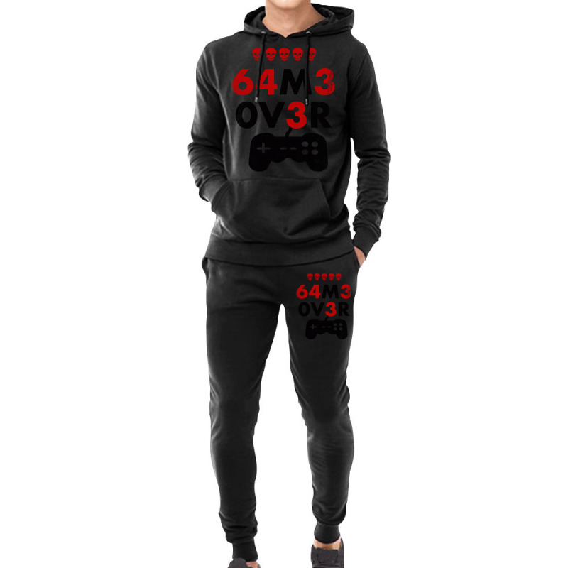 Game Over Leet Code Style - 64m3 0v3r - Red And Black Hoodie & Jogger set by JONAHANDERSON | Artistshot