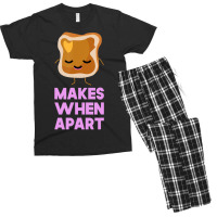 Peanut Butter And Jelly His And Hers Couple Matching Shirts Men's T-shirt Pajama Set | Artistshot