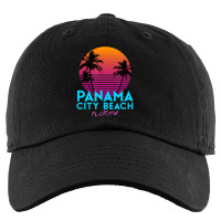 Panama City Beach Florida Retro 80s Kids Cap | Artistshot