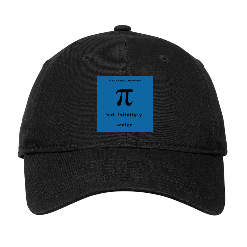 Pi Irregular Number Infinitely Blue - Pi Day Quotes Adjustable Cap by cm-arts | Artistshot