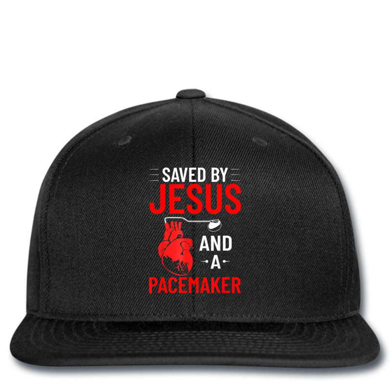 Saved By Jesus And A Pacemaker Heart Disease Awareness Printed Hat | Artistshot