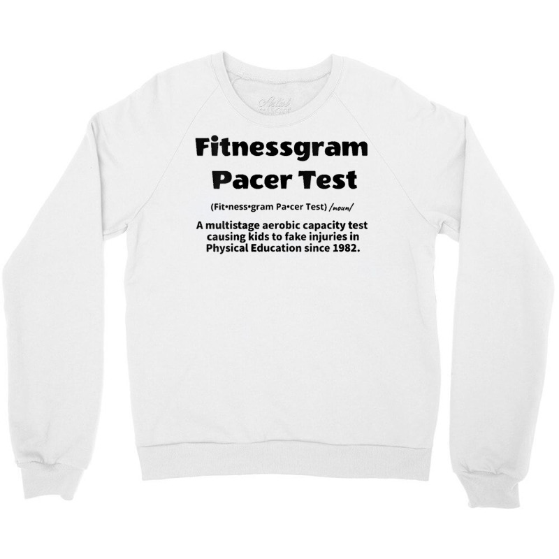 Womens Fitnessgram Pacer Test Fitness Testing V Neck T Shirt Crewneck Sweatshirt | Artistshot