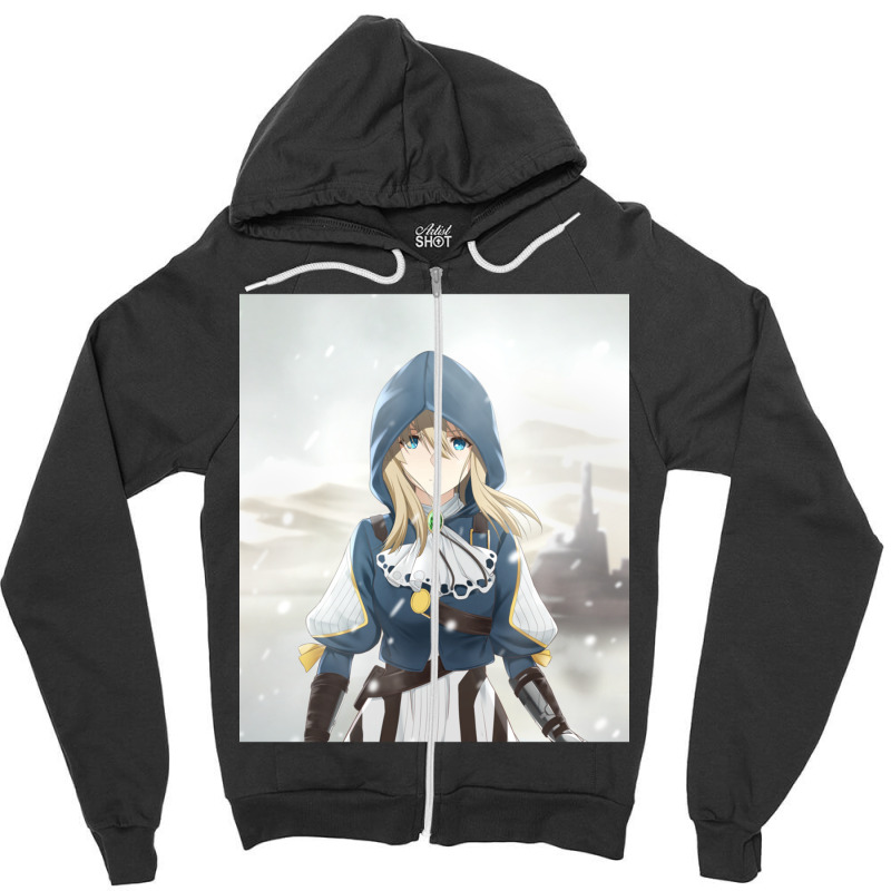 Violet Evergarden Zipper Hoodie | Artistshot