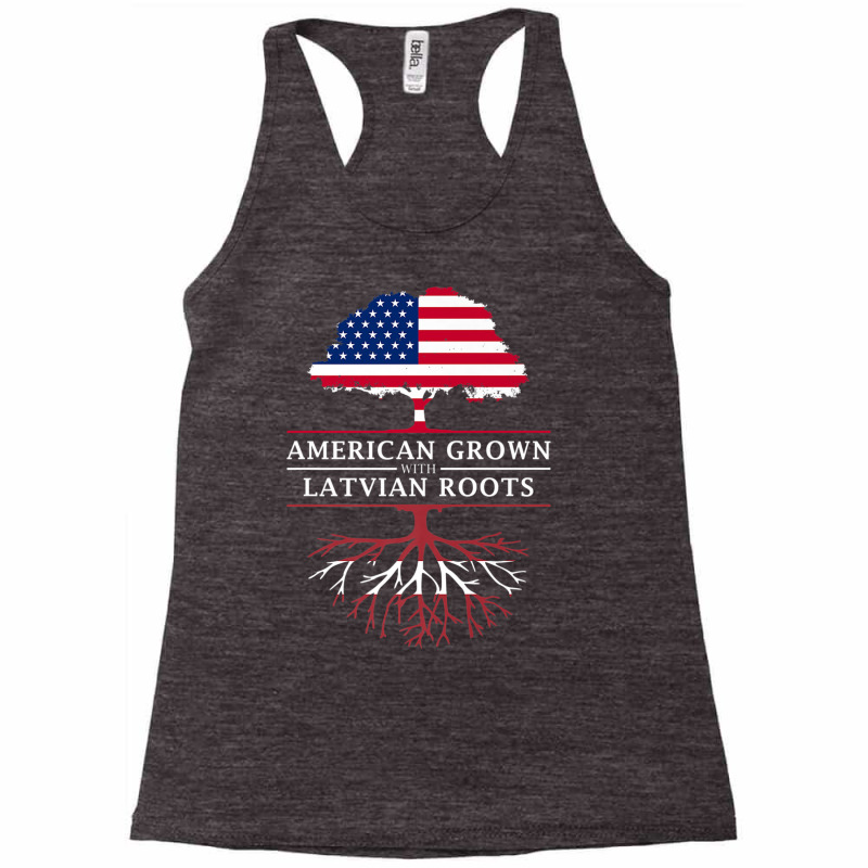 American Grown With Latvian Roots   Latvia Premium T Shirt Racerback Tank by cm-arts | Artistshot