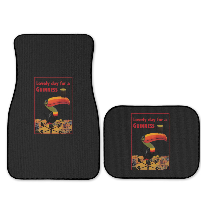 Lovely Day For A Guinness Letter Full Set Car Mats | Artistshot