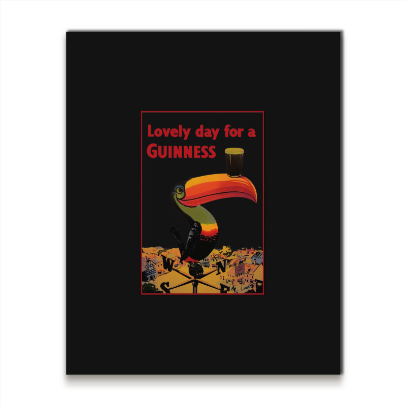 Lovely Day For A Guinness Letter Metal Print Vertical | Artistshot