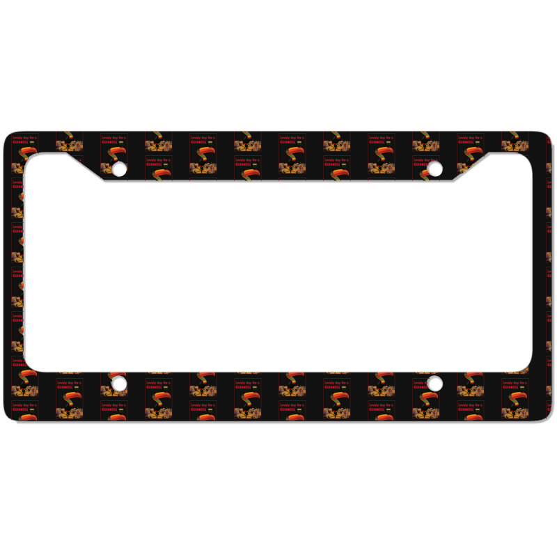 Lovely Day For A Guinness Letter License Plate Frame | Artistshot