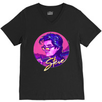 Steve Harrington Retro Classic V-neck Tee | Artistshot