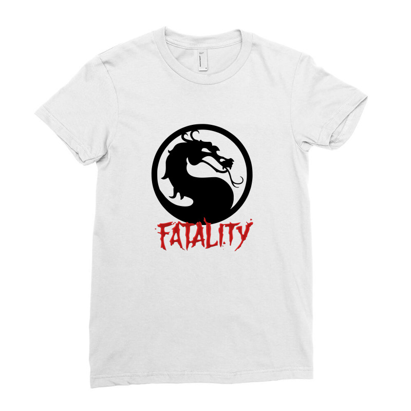 Fatality Dragon Ladies Fitted T-Shirt by cm-arts | Artistshot