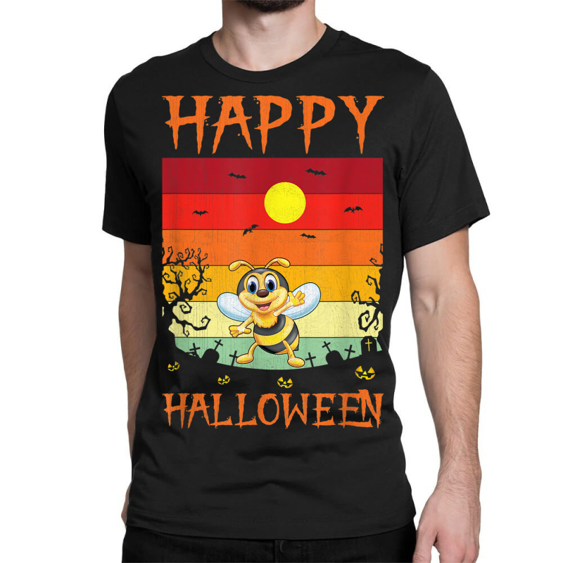 Retro Halloween Costumes Matching Bee Halloween Party Classic T-shirt | Artistshot