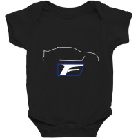 Is F Outline Baby Bodysuit | Artistshot