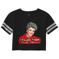 Angela Lansbury (jessica Fletcher) Murder She Wrote Confession. I Kill Scorecard Crop Tee | Artistshot