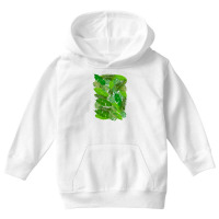 Plants Leafs Pattern   Monstera Deliciosa Youth Hoodie | Artistshot