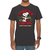 Peanuts Christmas Cookies & Cocoa Vintage T-shirt | Artistshot