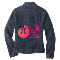 Pi Like A Regular Number But Infinitely Cooler (5) Ladies Denim Jacket | Artistshot