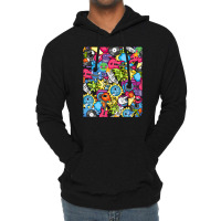 Cute Colorful Musical Instruments Pattern Lightweight Hoodie | Artistshot