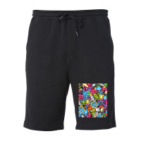 Cute Colorful Musical Instruments Pattern Fleece Short | Artistshot