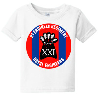 21 Engineer Regiment   Royal Engineers T Shirt Baby Tee | Artistshot