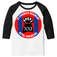 21 Engineer Regiment   Royal Engineers T Shirt Youth 3/4 Sleeve | Artistshot