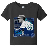 Adam Frazier Baseball Paper Poster Mariners Baby Tee | Artistshot