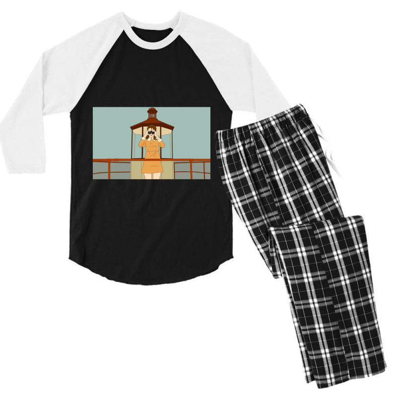 Moonrise Kingdom Men's 3/4 Sleeve Pajama Set by cm-arts | Artistshot