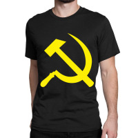 Hammer And Sickle Ussr Communist Soviet Russia Cccp Classic T-shirt | Artistshot