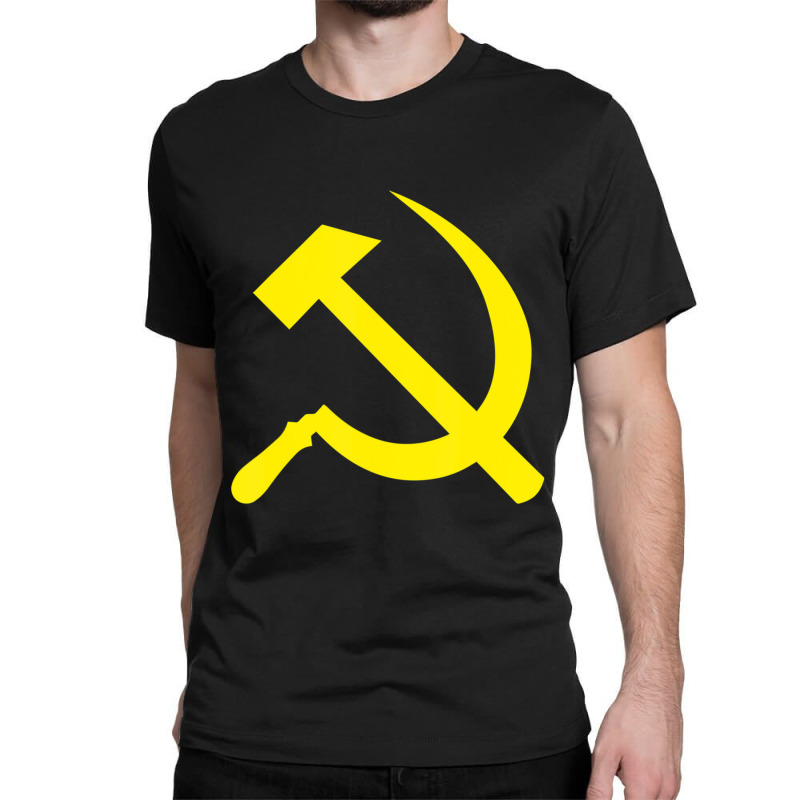 Hammer And Sickle Ussr Communist Soviet Russia Cccp Classic T-shirt by cm-arts | Artistshot