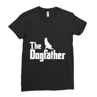 The Dogfather German Shepherd Ladies Fitted T-shirt | Artistshot