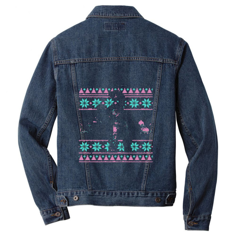 Cat Butt Ugly Christmas Men Denim Jacket | Artistshot