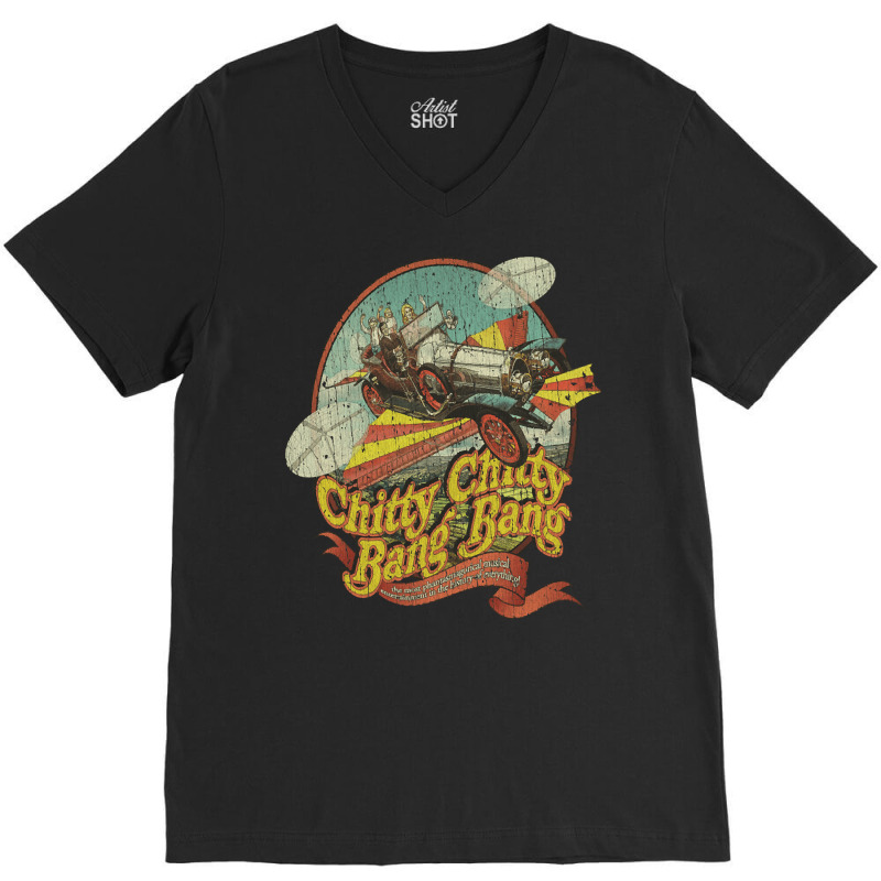 Chitty Chitty Bang Bang, Chitty, Bang, Chitty Chitty Bang Bang Art, Ch V-neck Tee | Artistshot