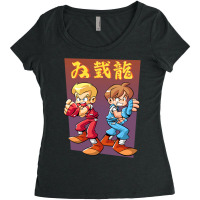 Billy _ Jimmy Lee_s Double Dragon     (1) Women's Triblend Scoop T-shirt | Artistshot