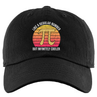 Pi Like A Regular Number But Infinitely Cooler Funny Pi Day Kids Cap | Artistshot